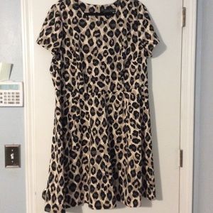 Leopard dress size 18 w